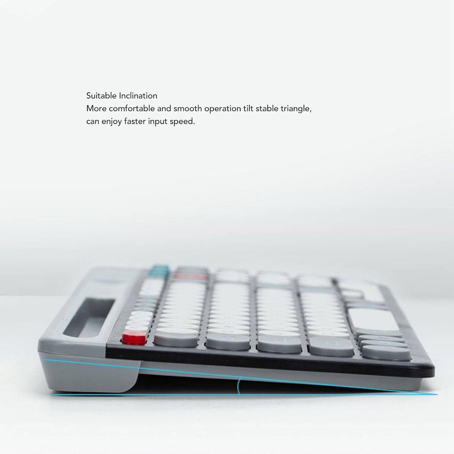 Jectse - Set Tastiera e Mouse Wireless Bluetooth 2.4 GHz - immagine 5