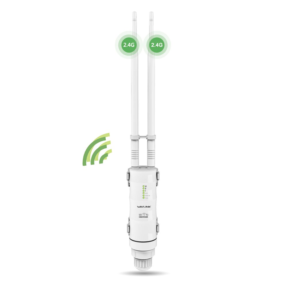 Wavlink N300 Ripetitore WiFi Esterno con Antenna Lunga Portata
