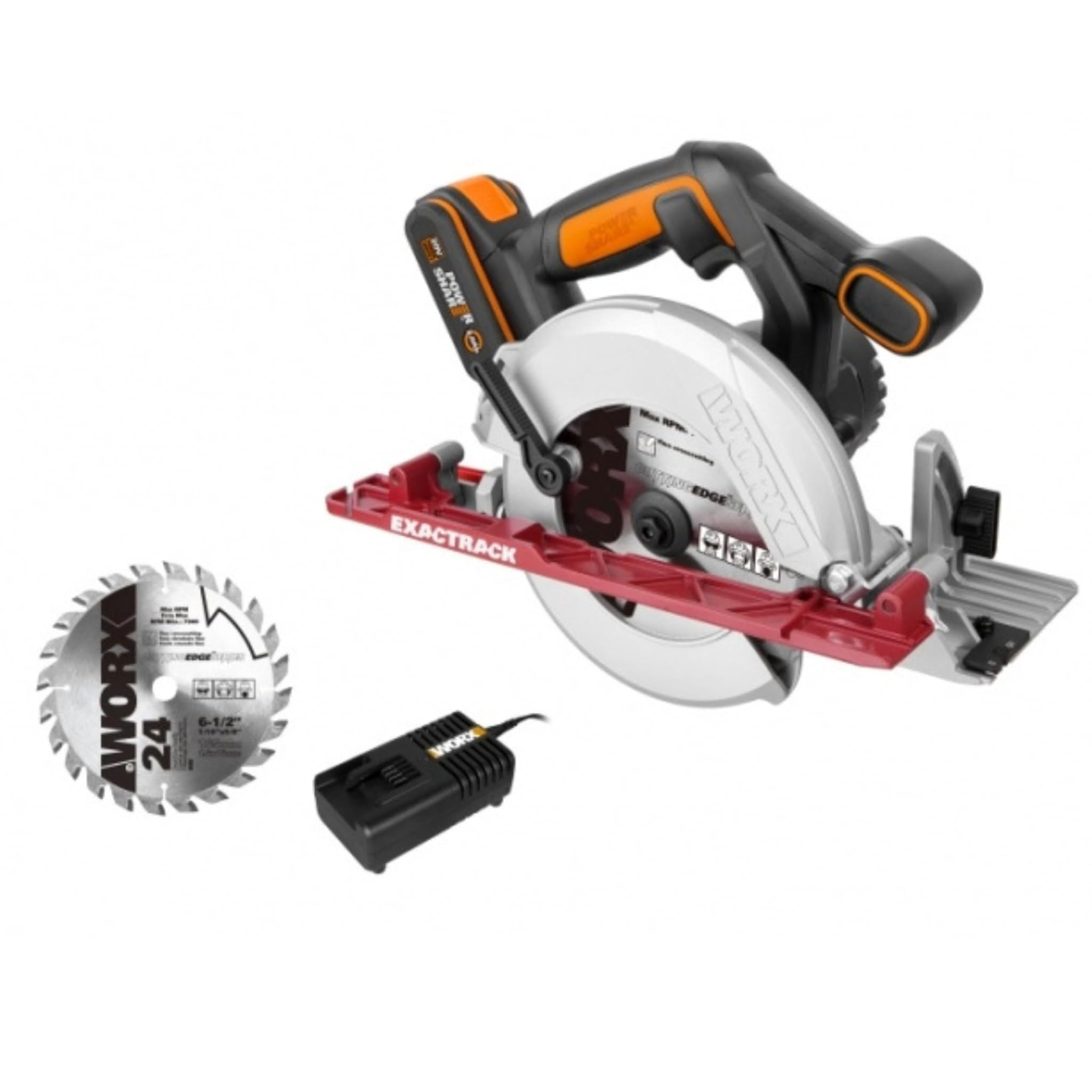 WORX wx530 – sega circolare exactrack 20 V 2Ah