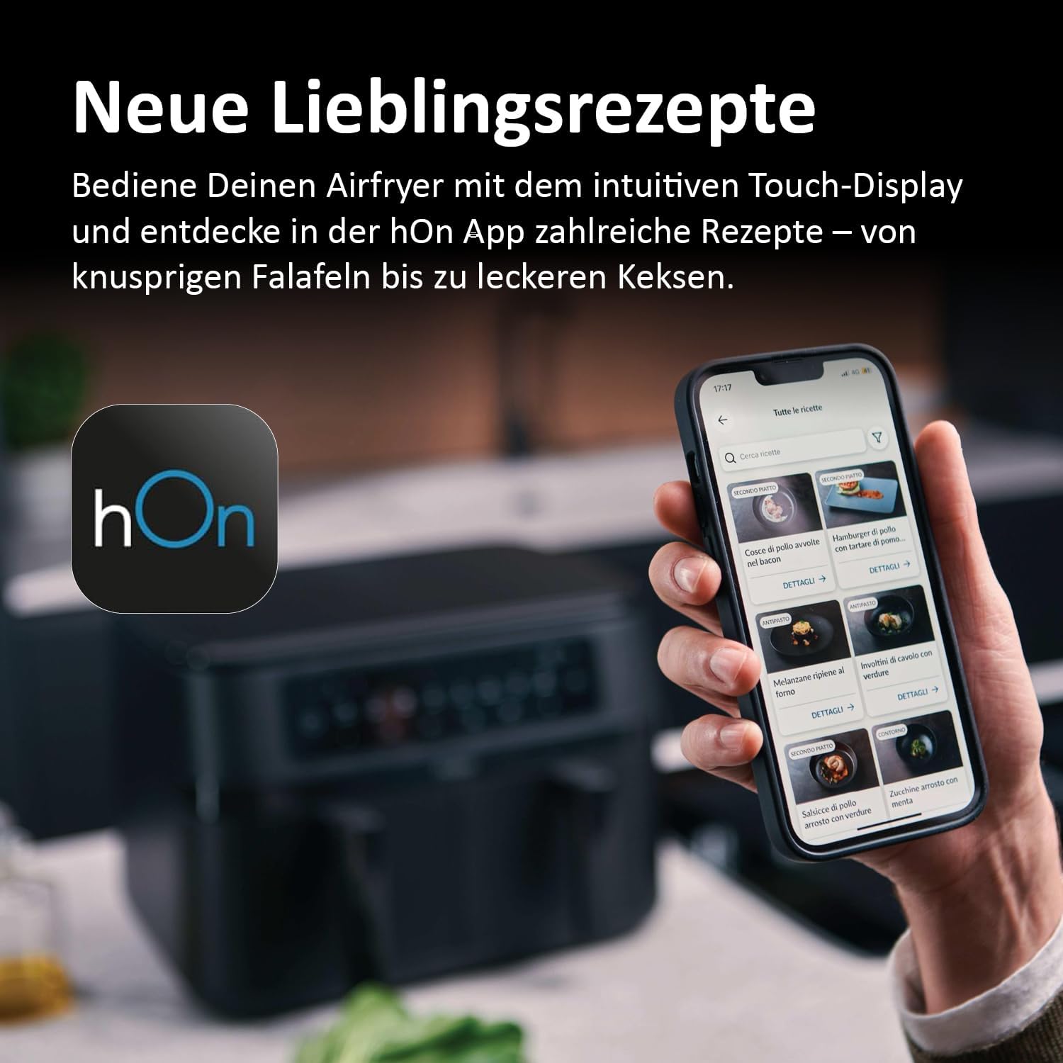 Haier Friggitrice ad Aria Calda 11L, 2 Camere - immagine 6