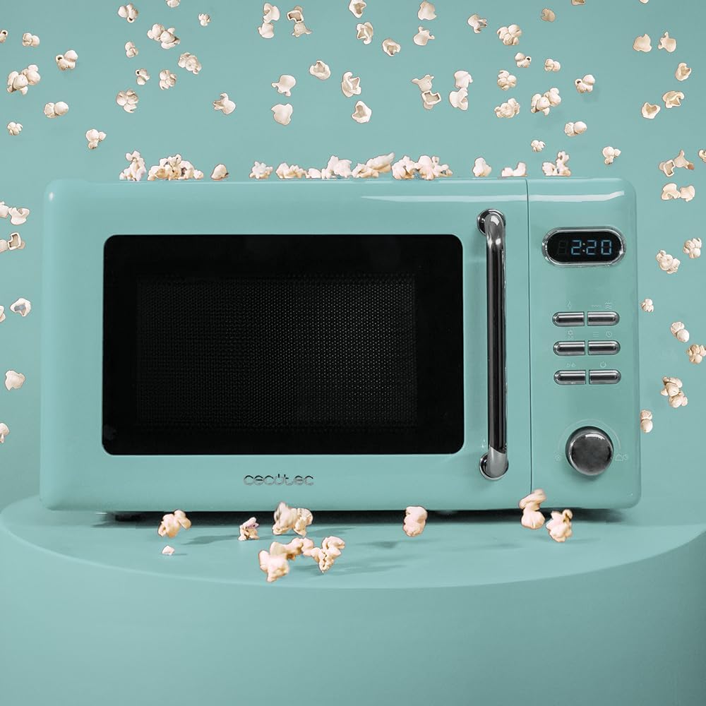 Cecotec Microonde Digitale con Griglia 20L Proclean 5110 Retro Blue - immagine 3