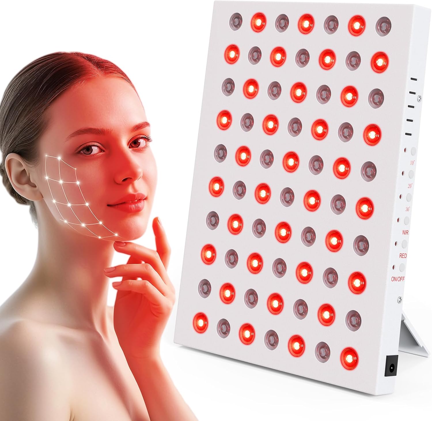 Lampada a Infrarossi 70 LED con Timer e Stand - immagine 1