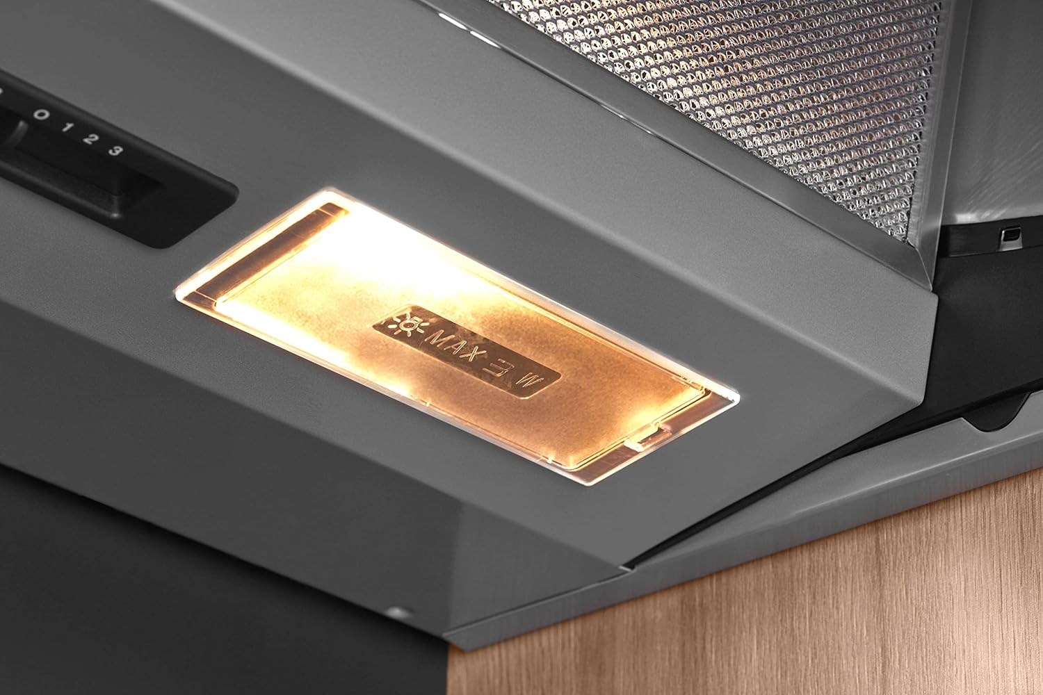 Bauknecht DE 5360 SG/1 - Cappa per cappa intermedia, 60 cm, con grilletto - immagine 10