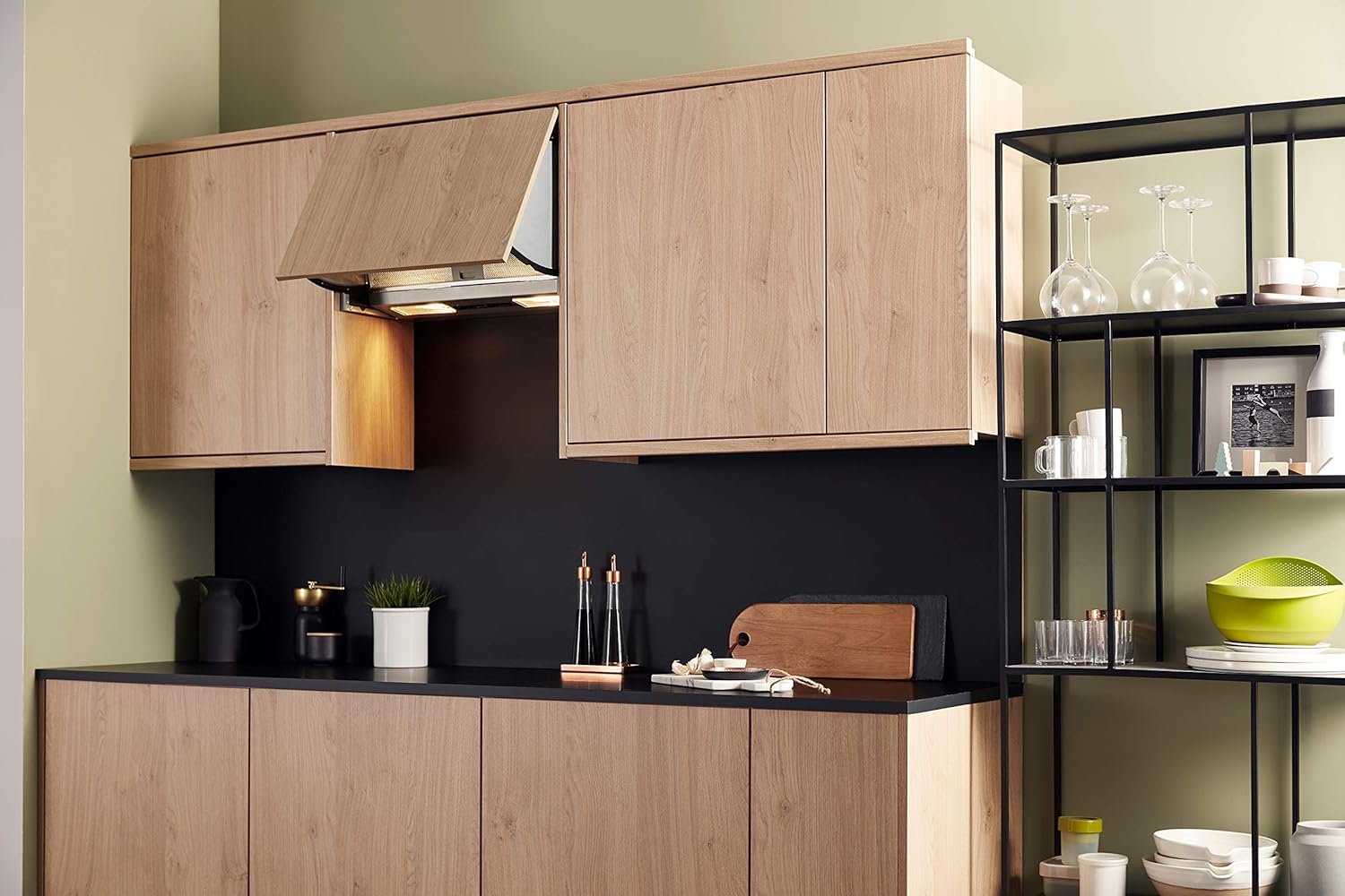 Bauknecht DE 5360 SG/1 - Cappa per cappa intermedia, 60 cm, con grilletto - immagine 7