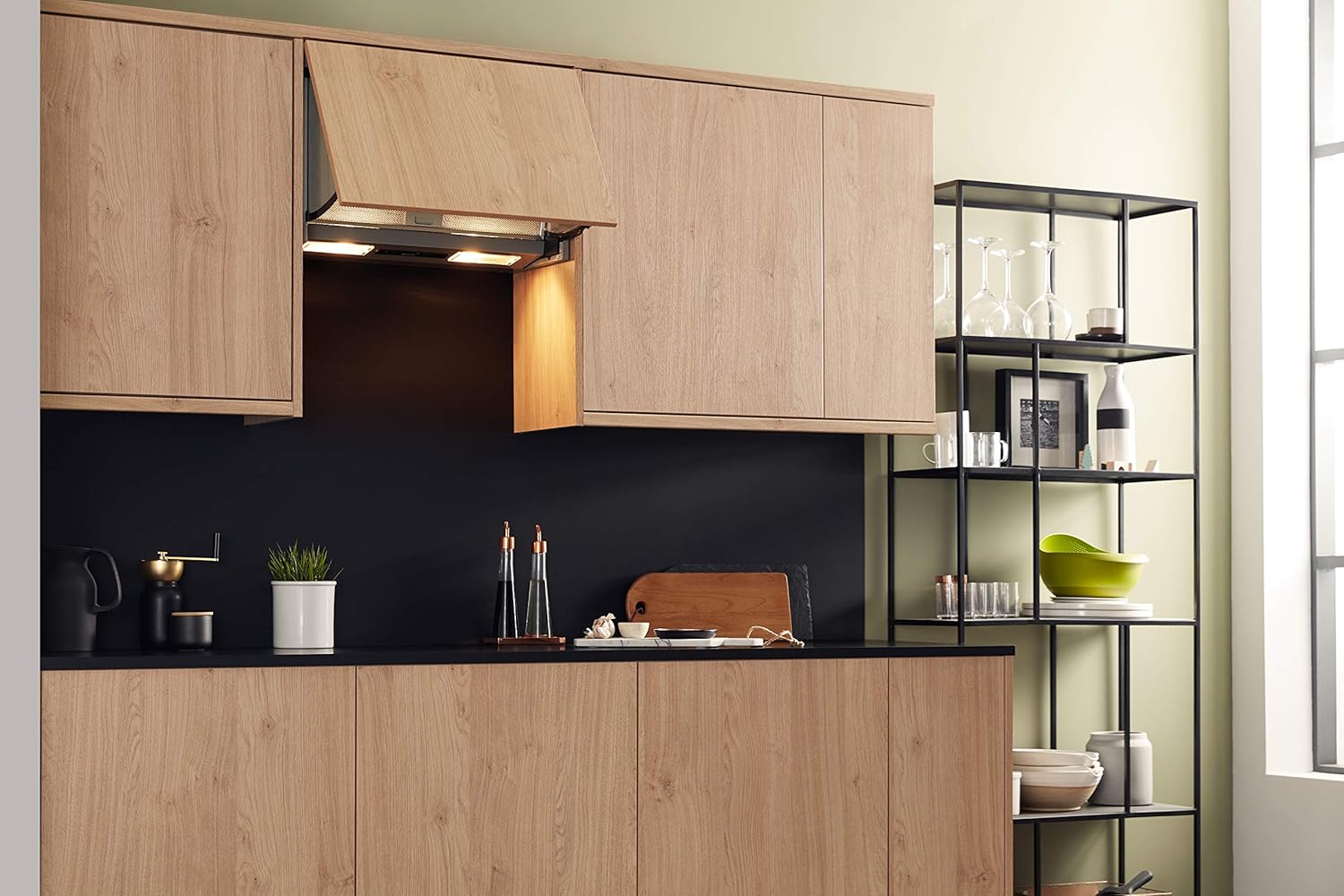 Bauknecht DE 5360 SG/1 - Cappa per cappa intermedia, 60 cm, con grilletto - immagine 8