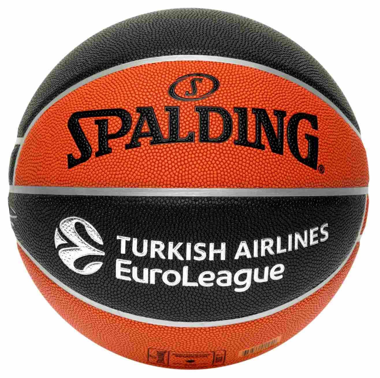 Spalding Euroleague TF-500 Ball 77101Z, Unisex basketballs, orange, 7 EU