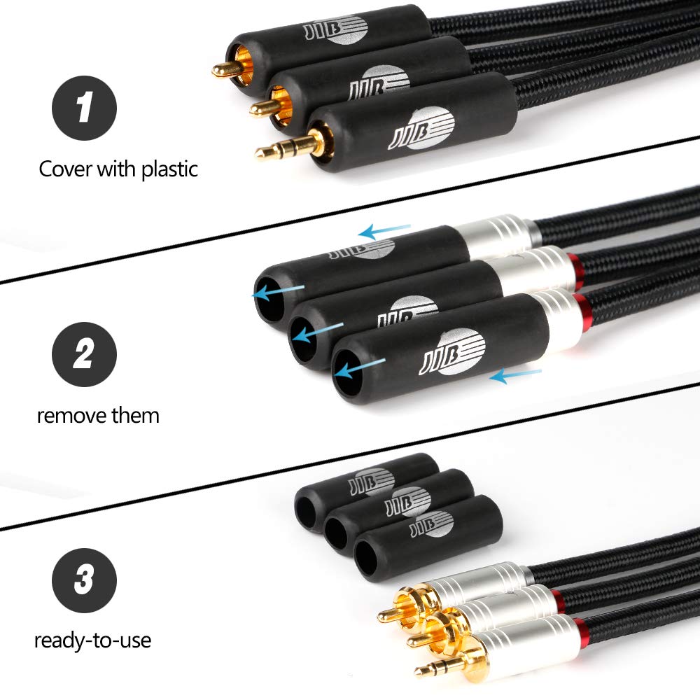 Boaacoustic JIB Cavo RCA Jack 3,5mm Audiofila 3,0m - immagine 6