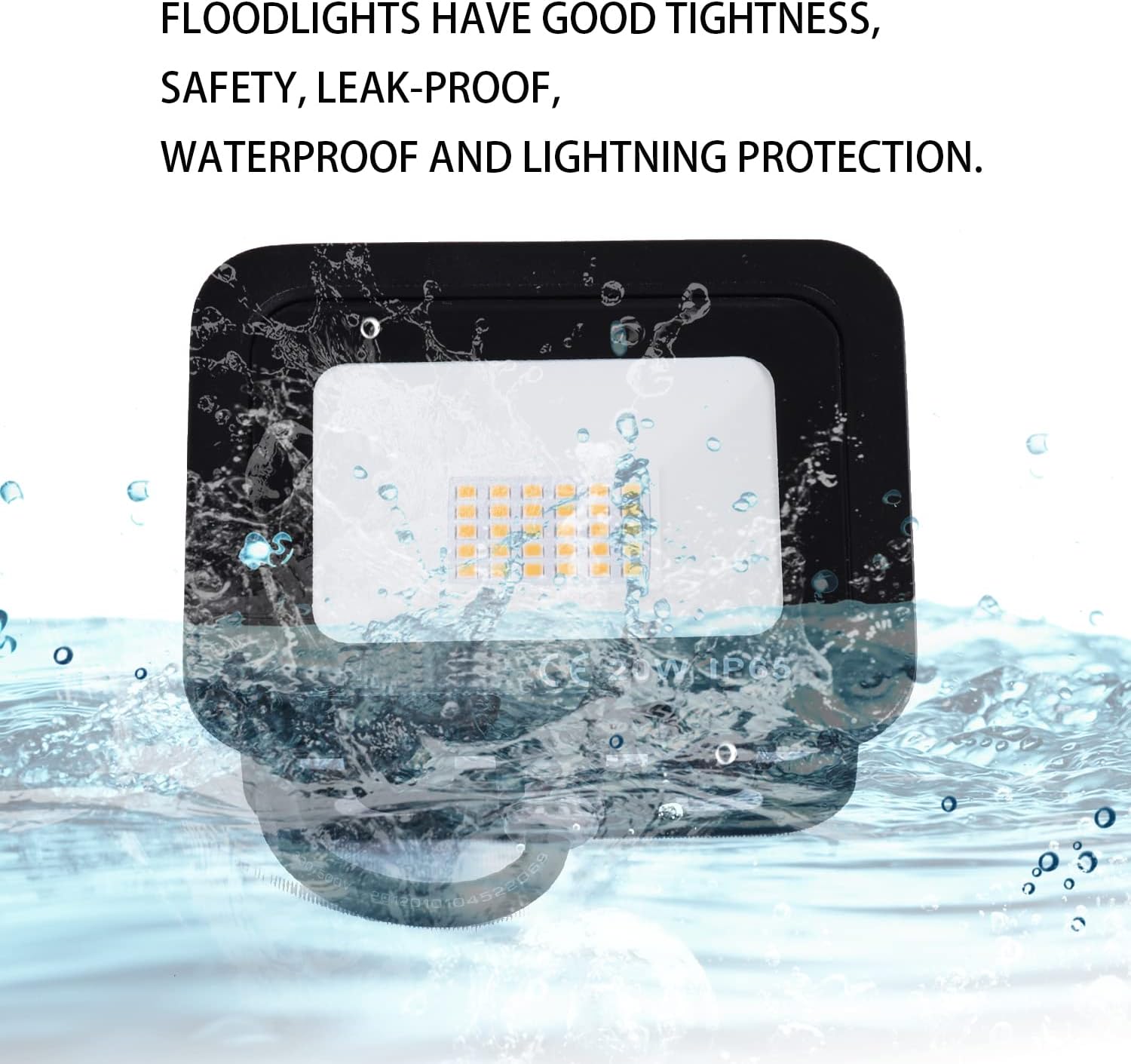 Mille Lucciole Faretto LED da Esterno 50W, 2 Pezzi - immagine 4