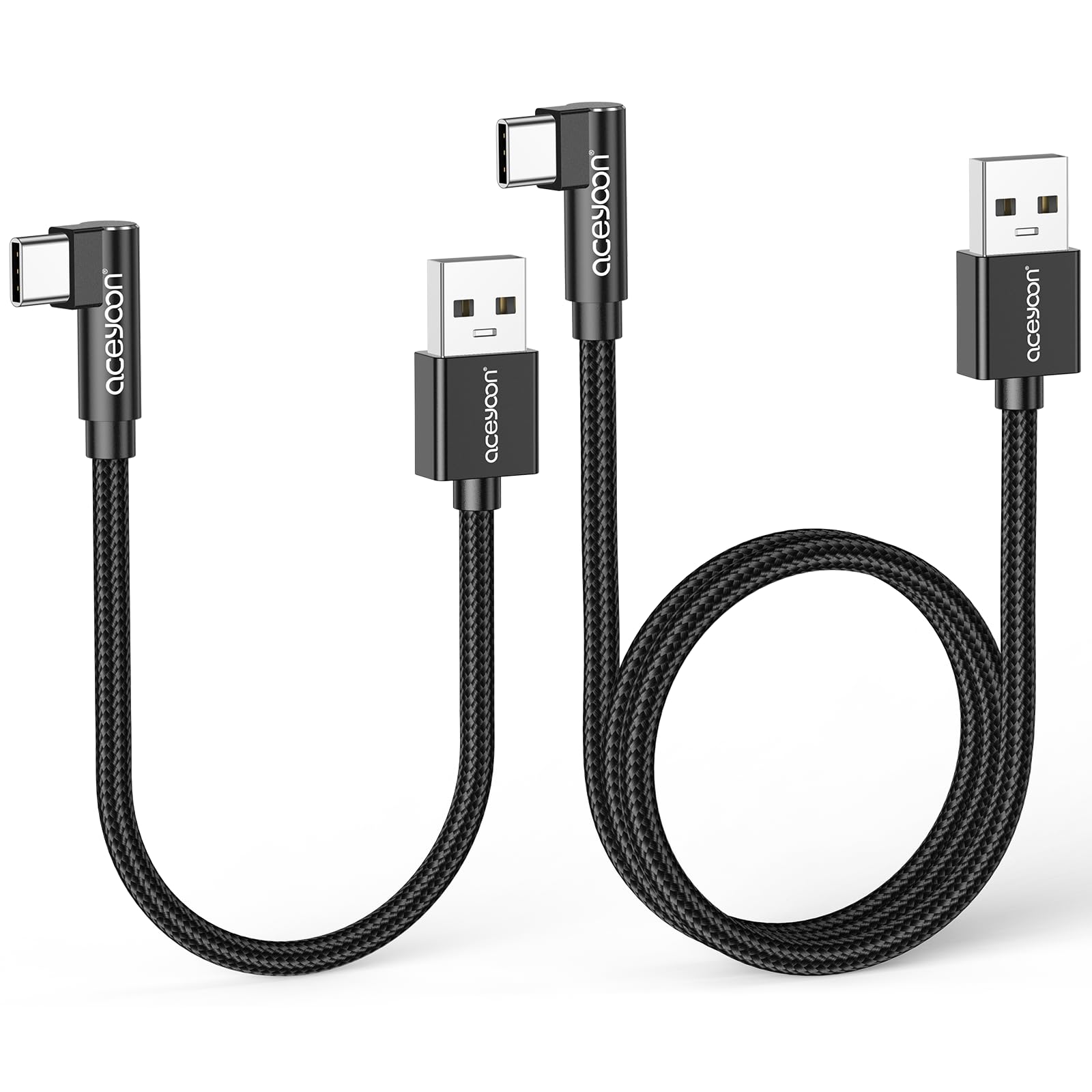 Aceyoon Cavo USB Type-C 90 Gradi (20cm + 50cm)