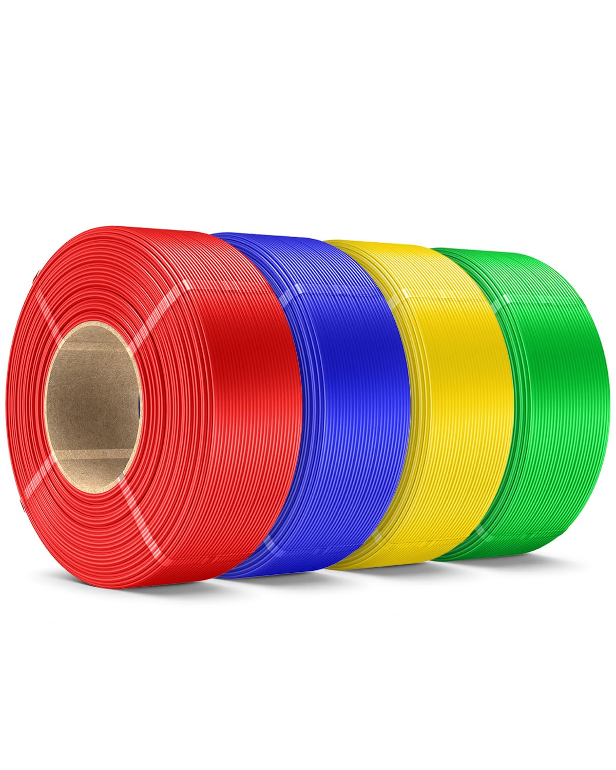 SUNLU Pla+ Filamento per stampante 3D Filamento No Bobina 1 kG*4 RD+KB+YL+GN