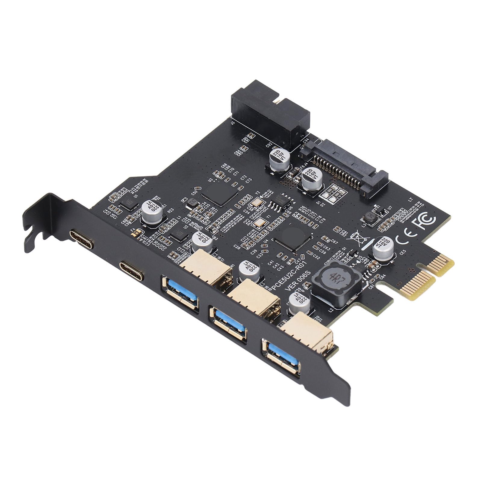 Scheda PCIe a USB 3.2 Gen 2 - 20 Gbps