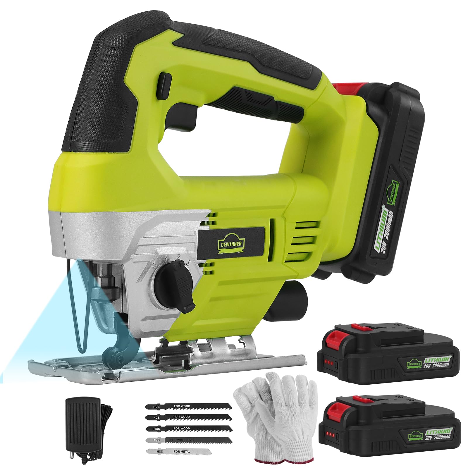 Dewinner Seghetto Alternativo a Batteria 2400 RPM