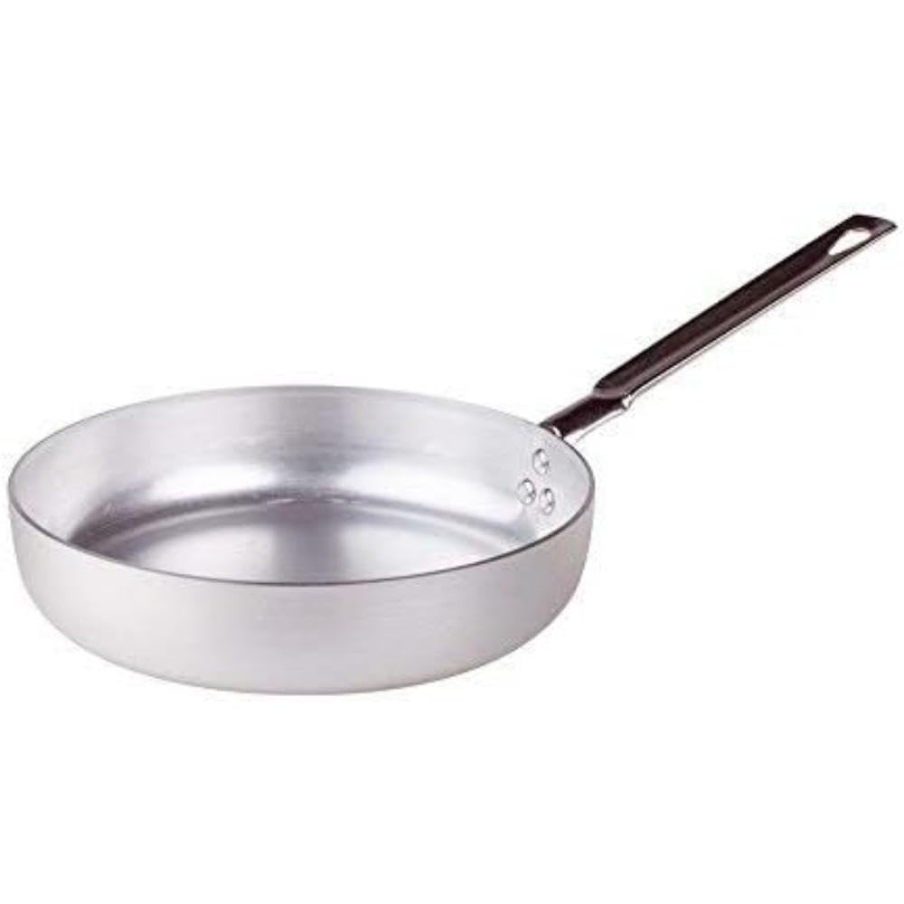 Pentole Agnelli PCMX01140 Padella Alluminio Manico Inox, Argento, 40 cm