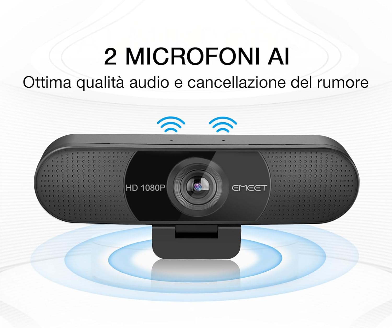 Emeet Full HD Webcam C960 1080P con Doppio Microfono - immagine 4