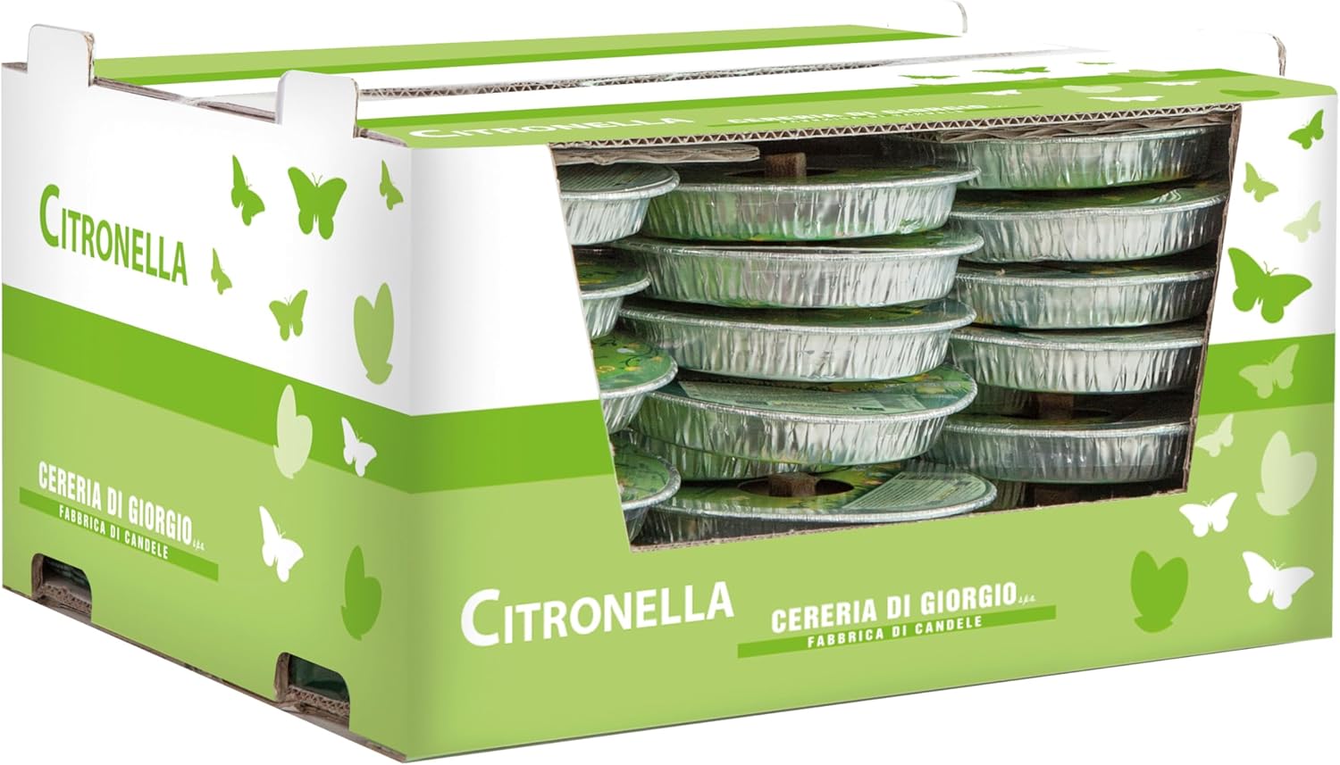Cereria Di Giorgio Fiaccole Citronella Java, 32 Pezzi
