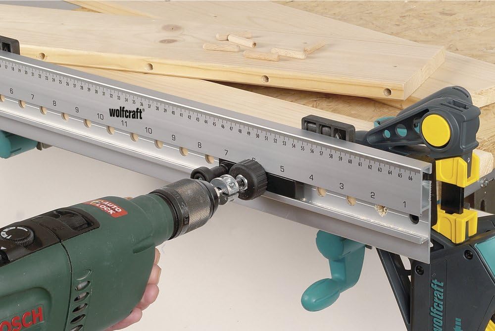 Wolfcraft Guida per Fori Multipli I 4650000 - immagine 4