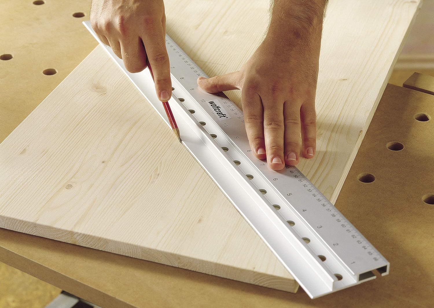 Wolfcraft Guida per Fori Multipli I 4650000 - immagine 8