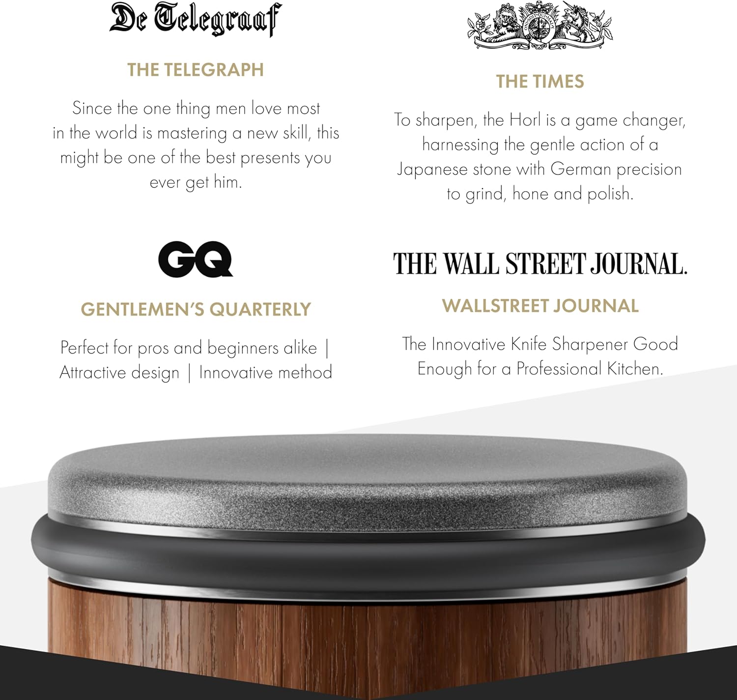 Horl 2 Messenslijper, walnut - immagine 3