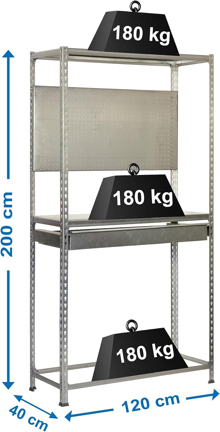 Simonrack simonracing Box megaplus 3/400 Kit di scaffale galvanizzato - immagine 3