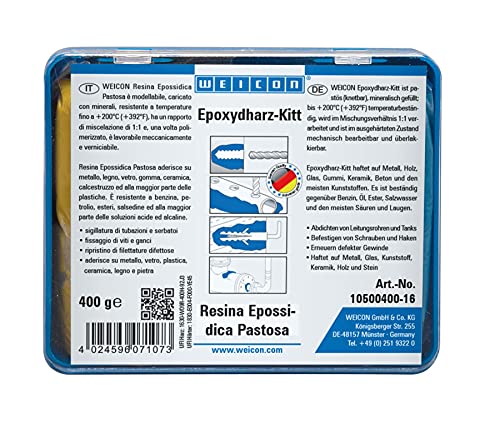 Weicon Resina Epossidica Pastosa 400g
