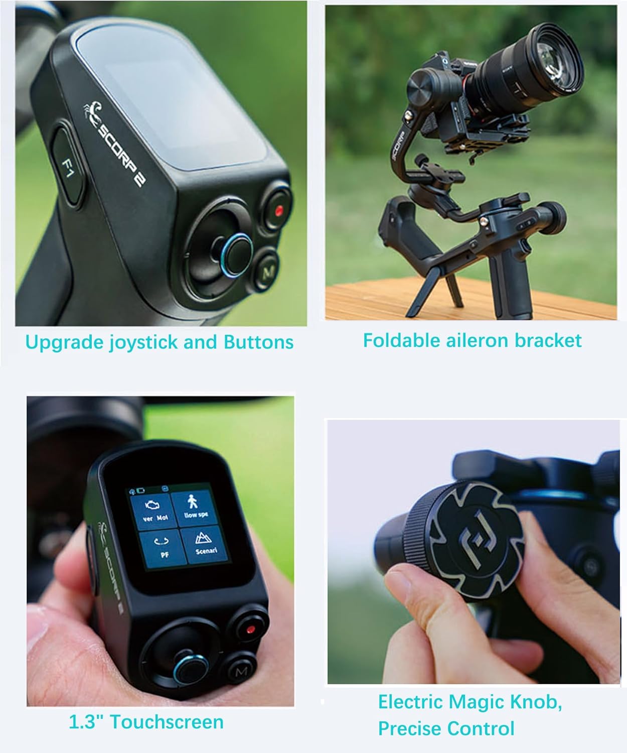 Feiyutech Scorp 2 Kit - Stabilizzatore Gimbal 3 Assi - immagine 5