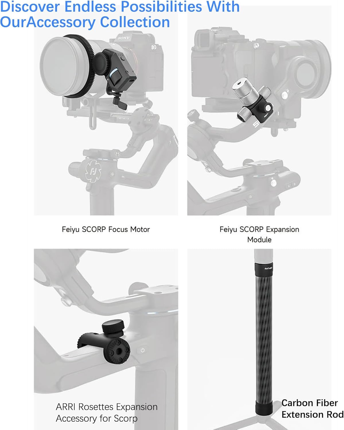 Feiyutech Scorp 2 Kit - Stabilizzatore Gimbal 3 Assi - immagine 8
