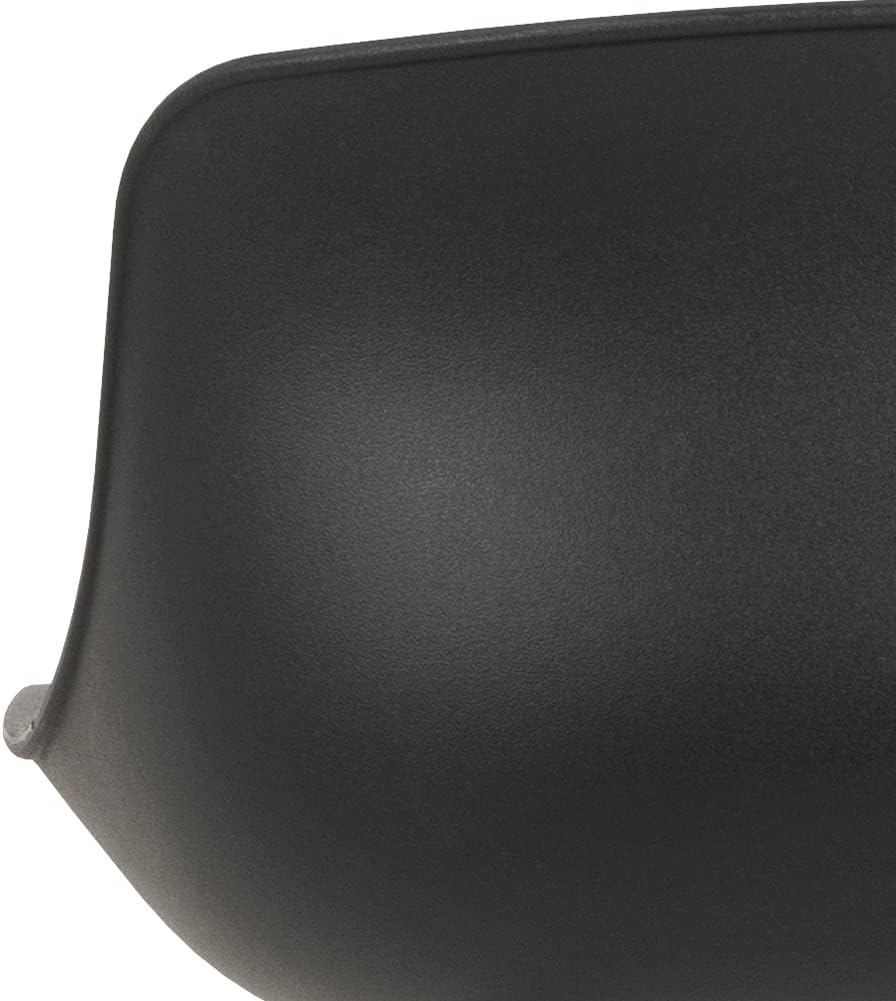 Ac Design Furniture Tille Sgabello Imbottito, Nero - immagine 7