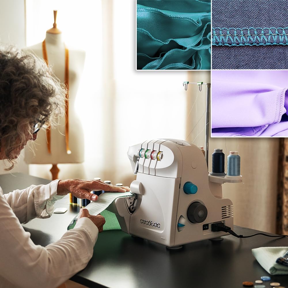Cecotec Macchina da Cucire Tagliacuci BelleCouture OverLock - immagine 9