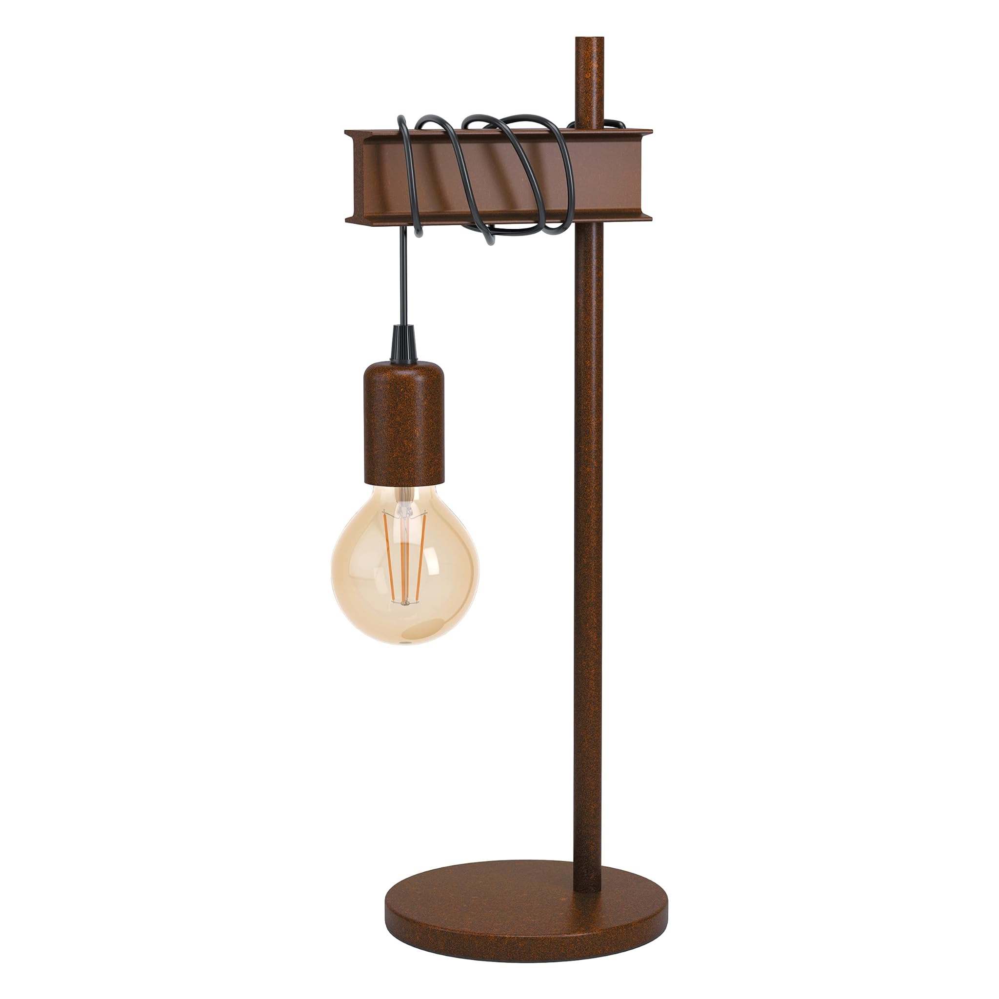 Eglo Lampada da Tavolo Townshend 4 Vintage, Marrone Antico