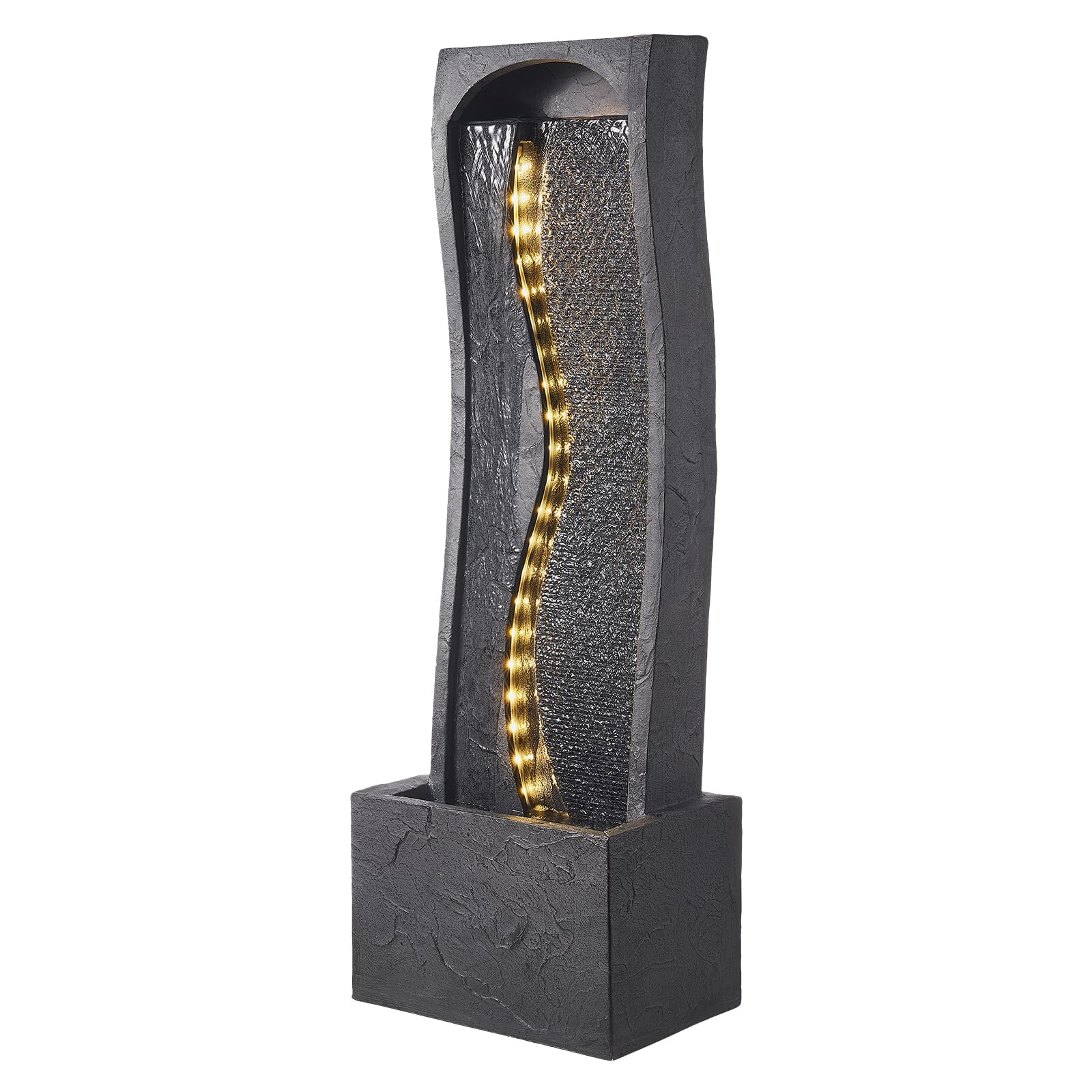 Vevor Fontana da Esterno 340x220x980mm con Luce LED