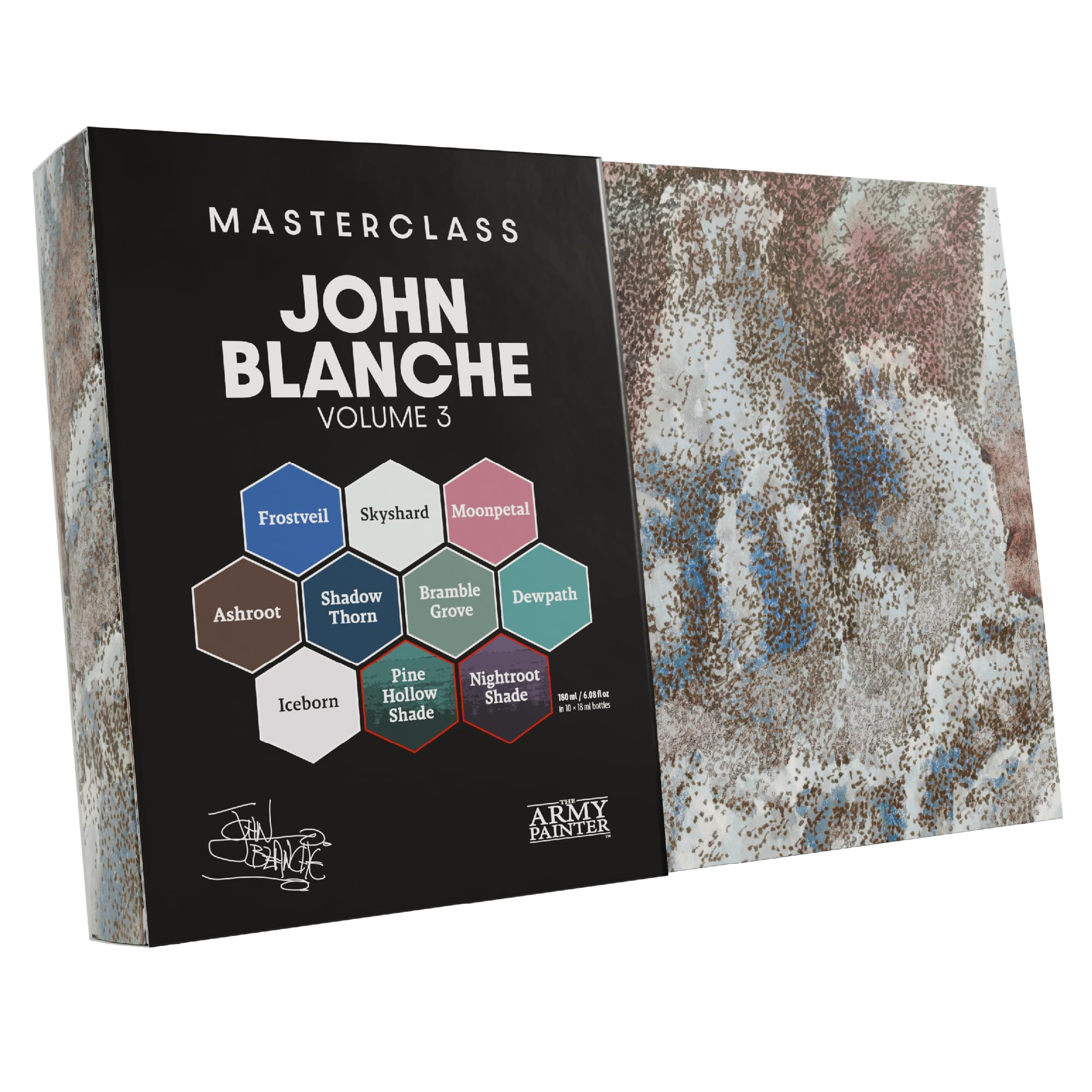 The Army Painter, Masterclass John Blanche Volume 3 Set, 8 x 18 ml Warpaints, 2 lavaggi e 1 stampa artistica - per Wargaming in miniatura