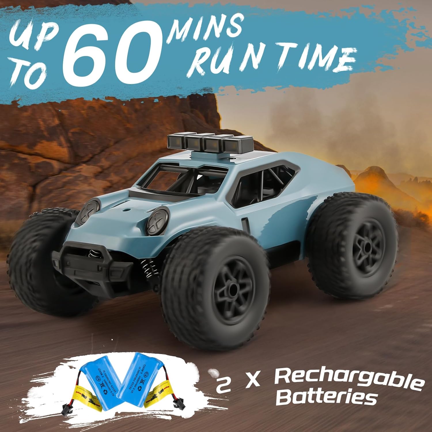 Comius Sharp Macchina Telecomandata 1/20 25km/H, Blu - immagine 2