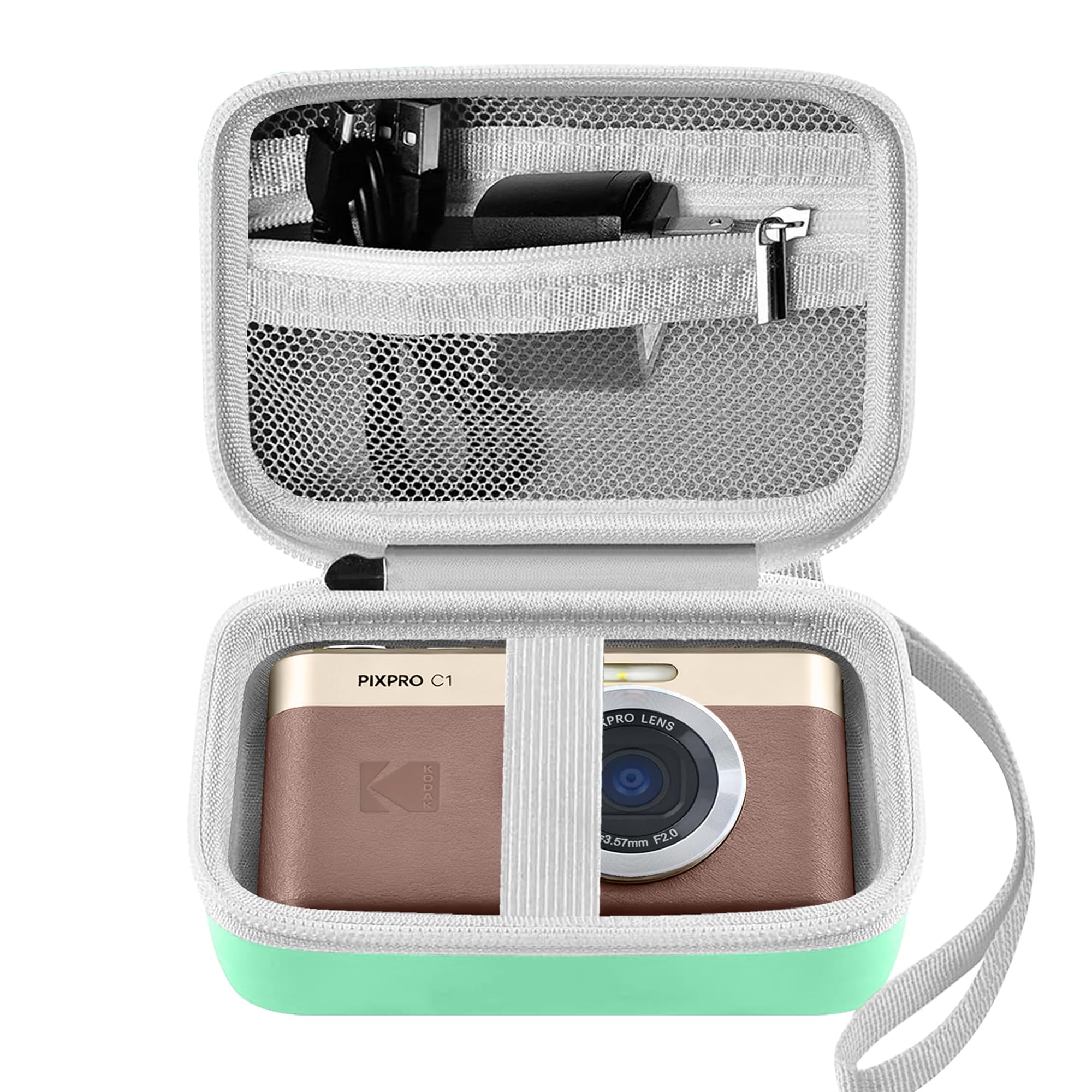 Leayjeen Custodia per Macchina Fotografica Digitale, Verde