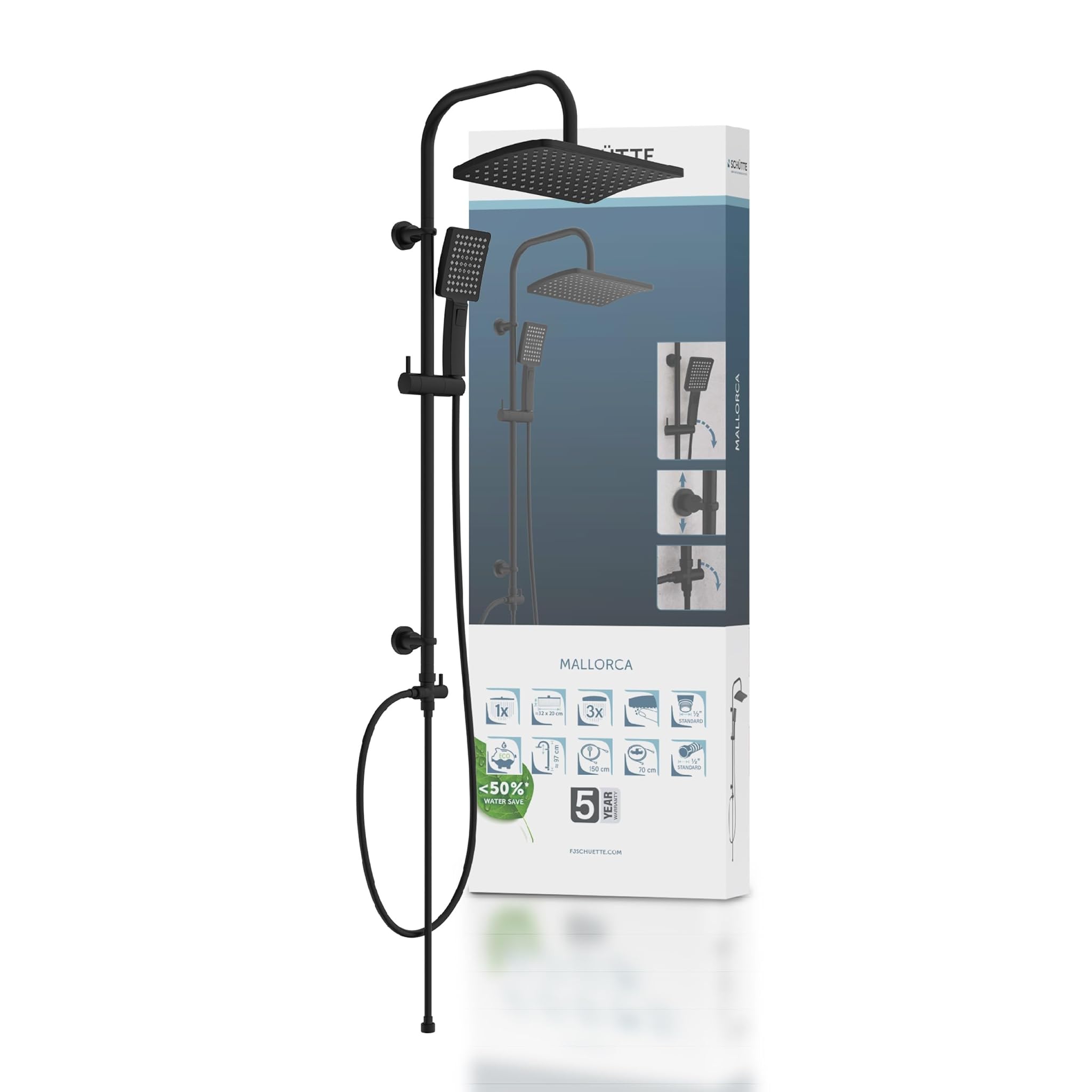 Schütte Set Doccia Maiorca con Doccia a Pioggia