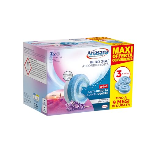 Ariasana Tripack Lavanda - Ricarica Aero 360° 3x450g