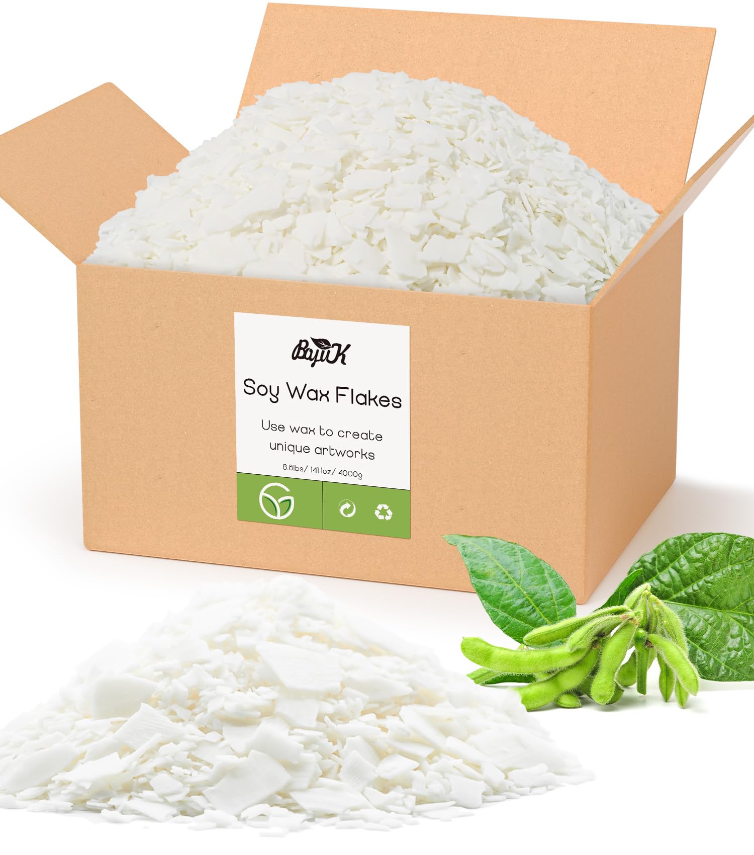 Cera Di Soia Fiocchi per Candele 4KG