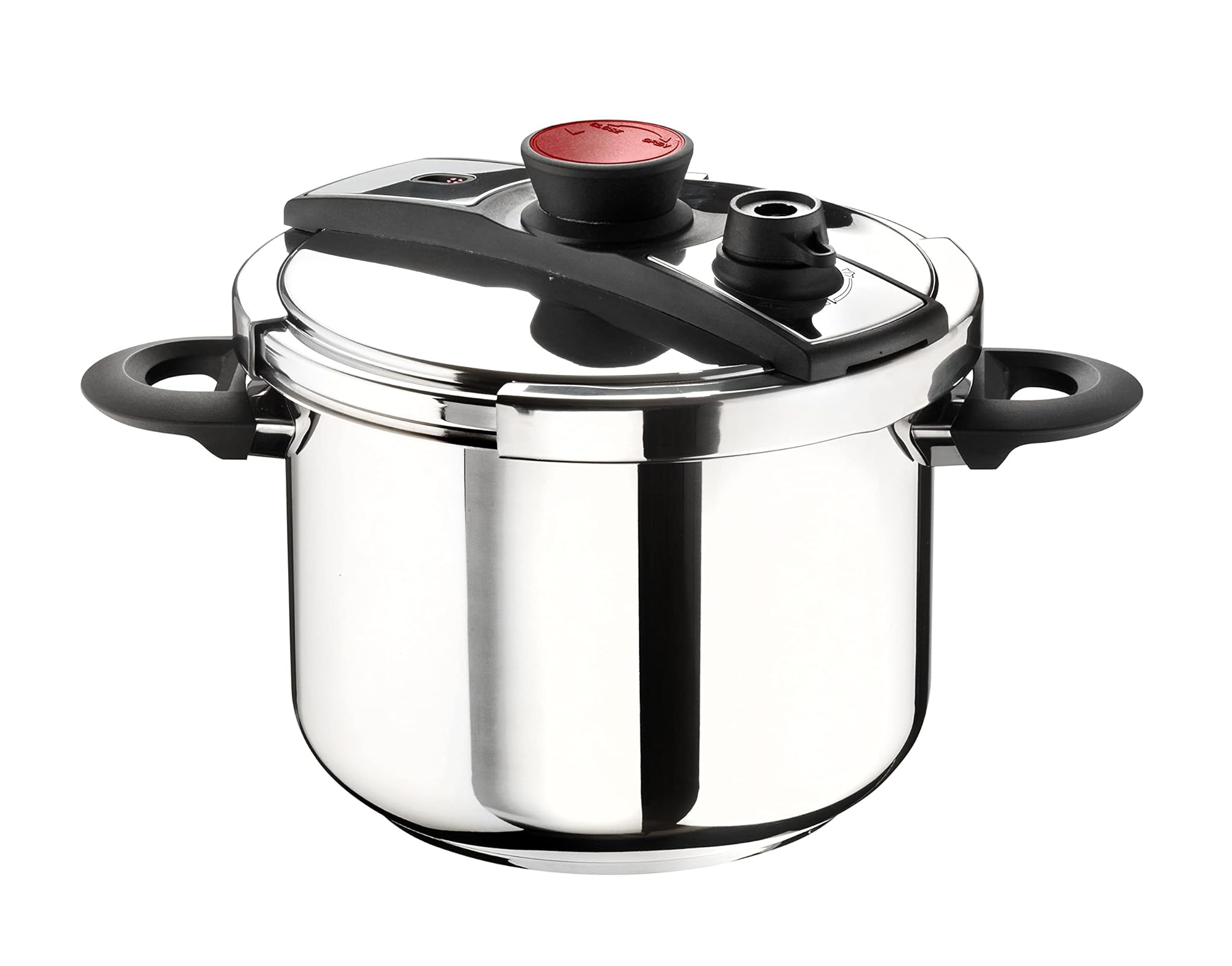 Pintinox, Pentola a Pressione Pro, Acciaio Inox, Adatta all'induzione, 6 Litri.