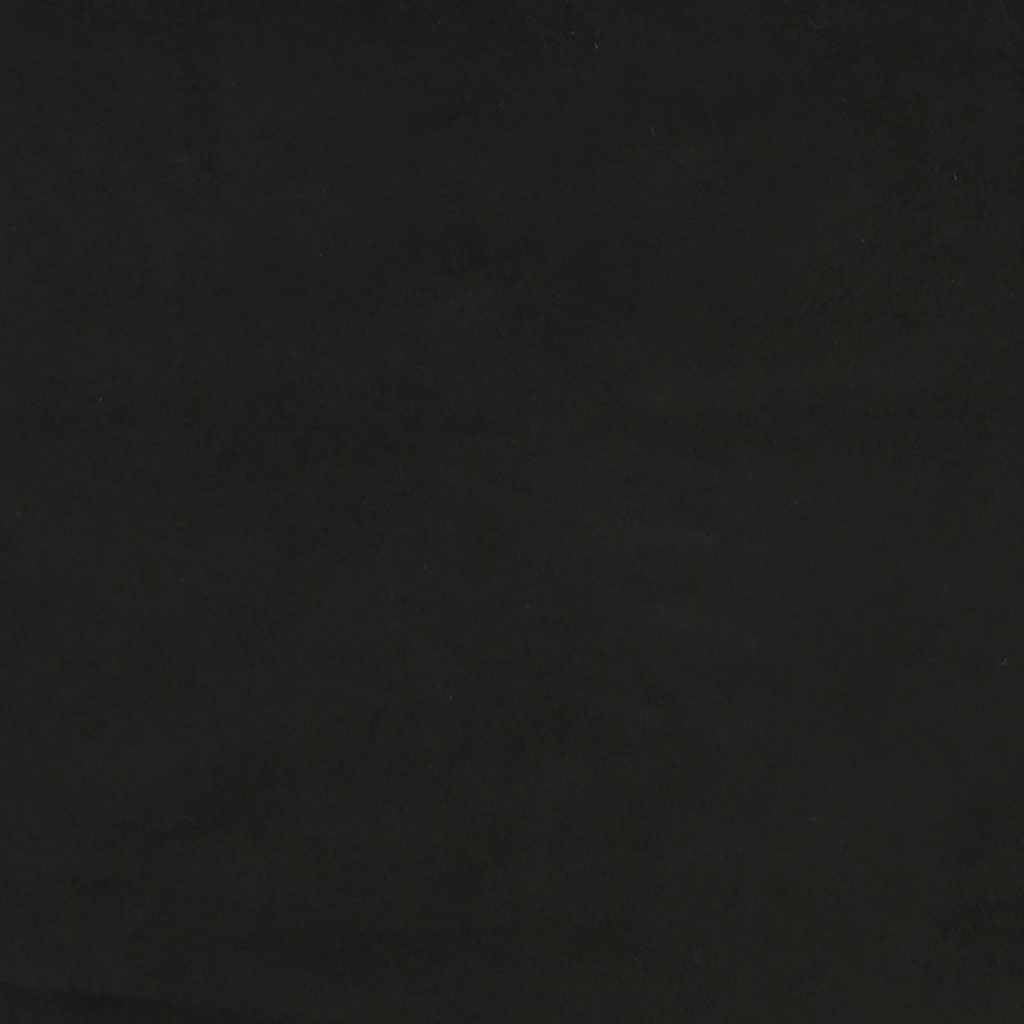 vidaXL Sedia Relax Nera in Velluto - immagine 8