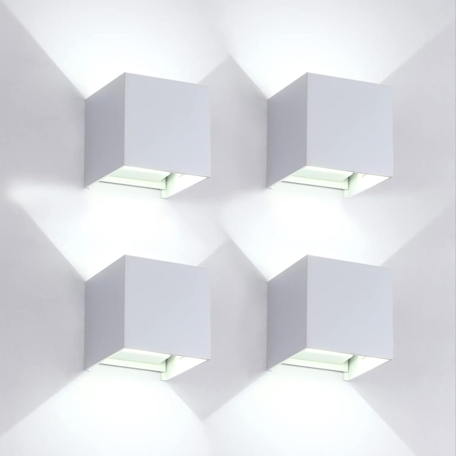 Applique da Parete LED Cubo 12W (4 Pezzi) - immagine 1