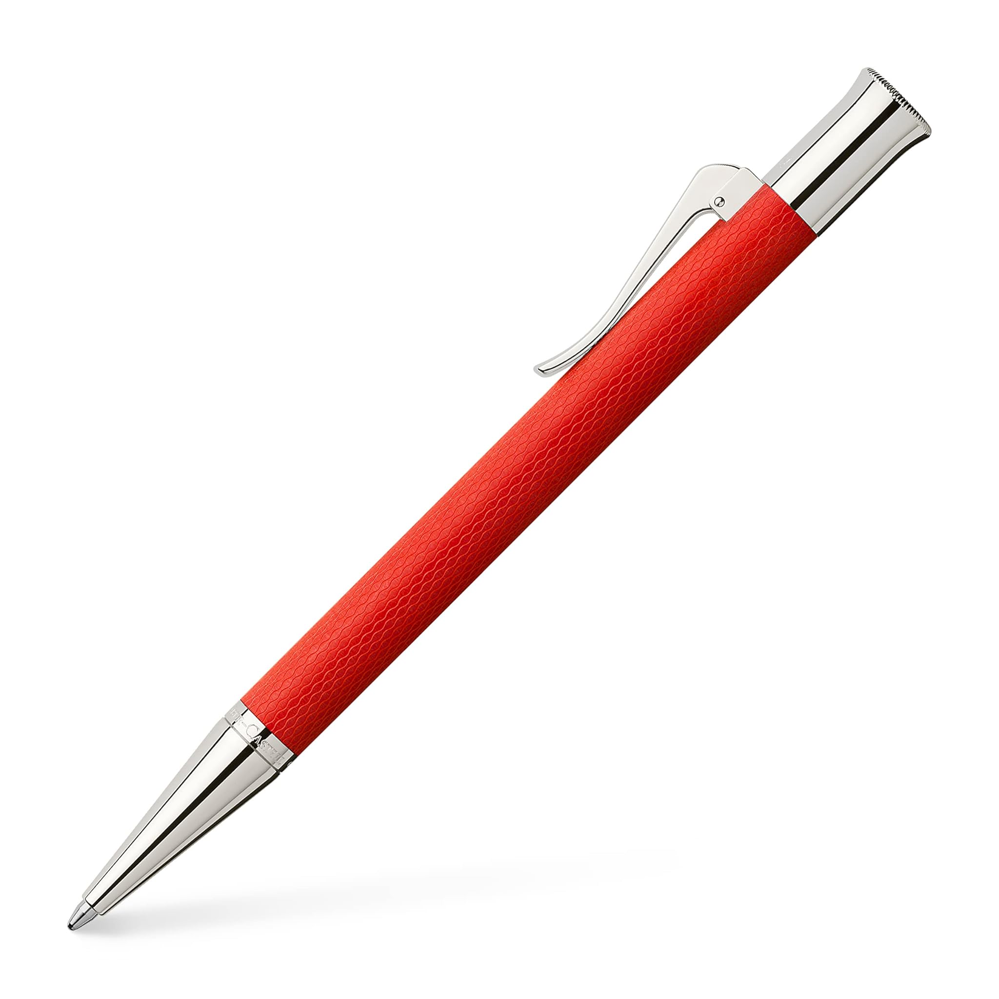 Graf von Faber-Castell 145266 - Twist biros Guilloche India Red