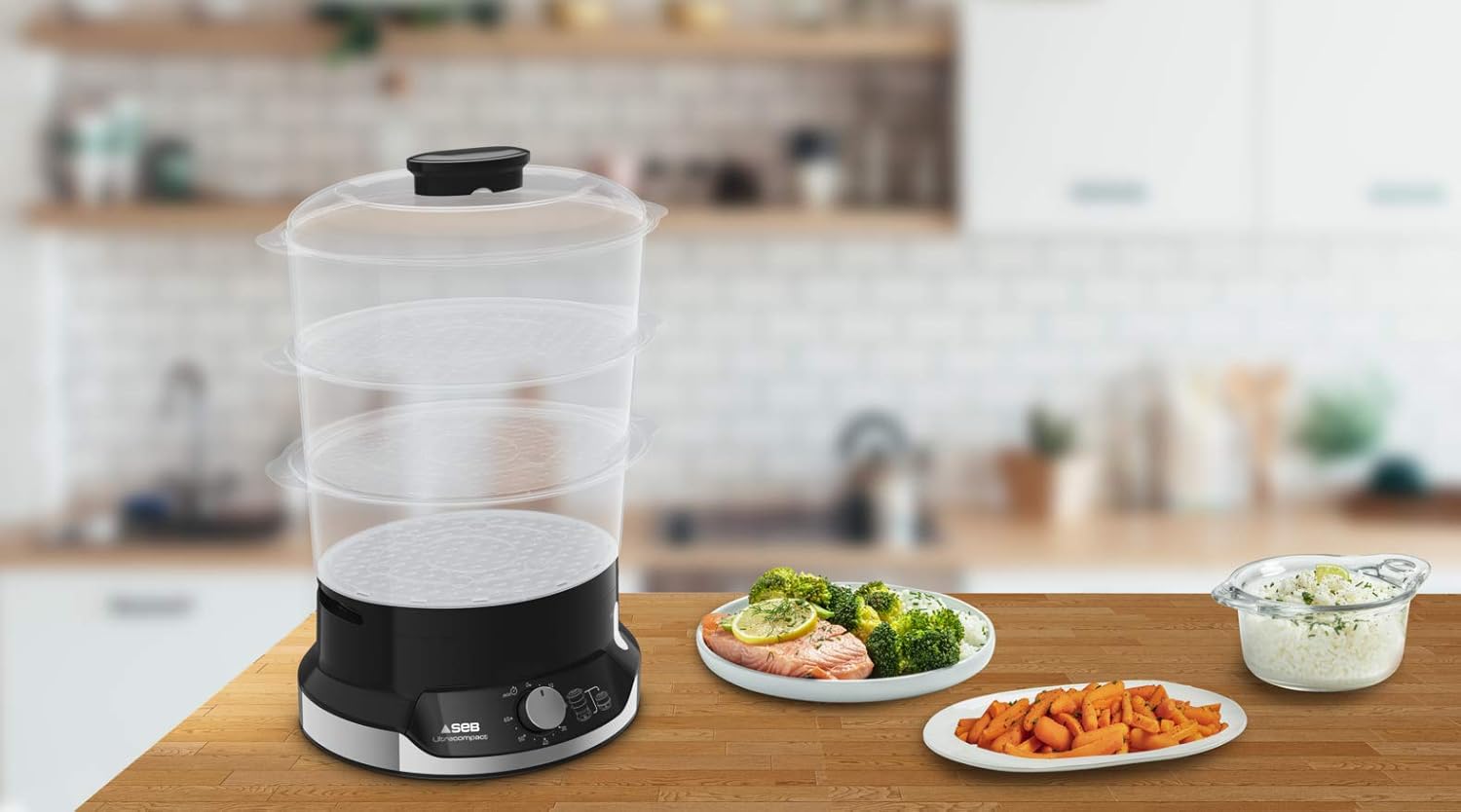 Tefal VC2048 Vaporiera Ultracompact 9 L - immagine 7