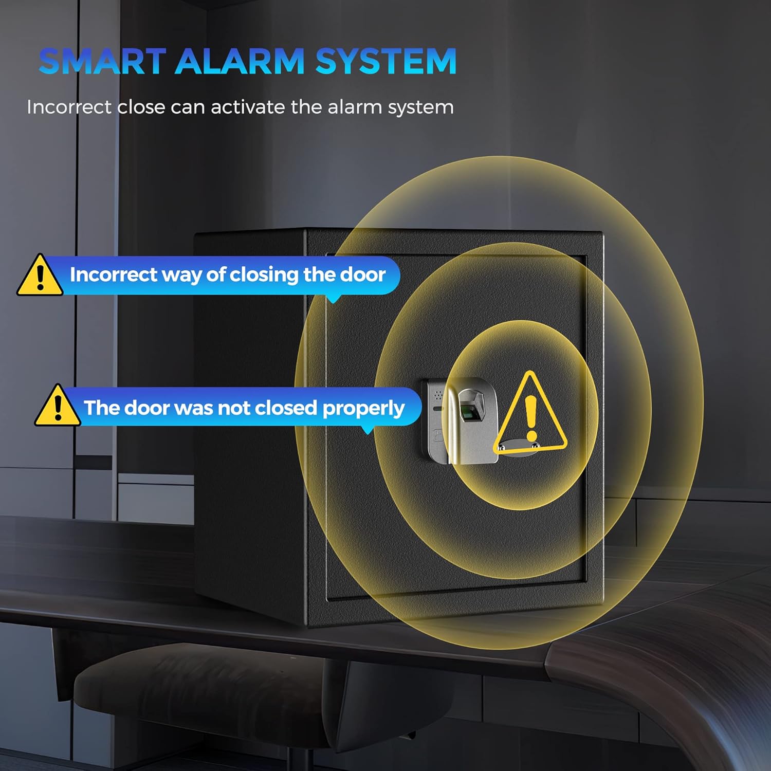 Wasjoye Cassaforte Biometrica 38.08L - immagine 7