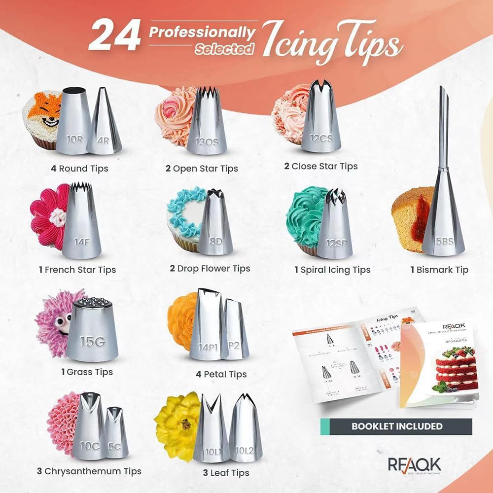 Kit Pasticceria Professionale 700PCS per Torte - immagine 3