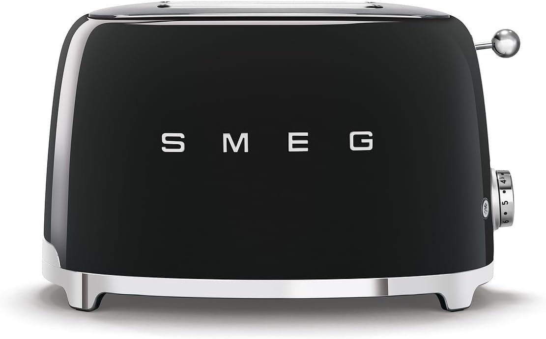 Smeg Tostapane 2x2 TSF01BLEU 950W, Nero - immagine 1