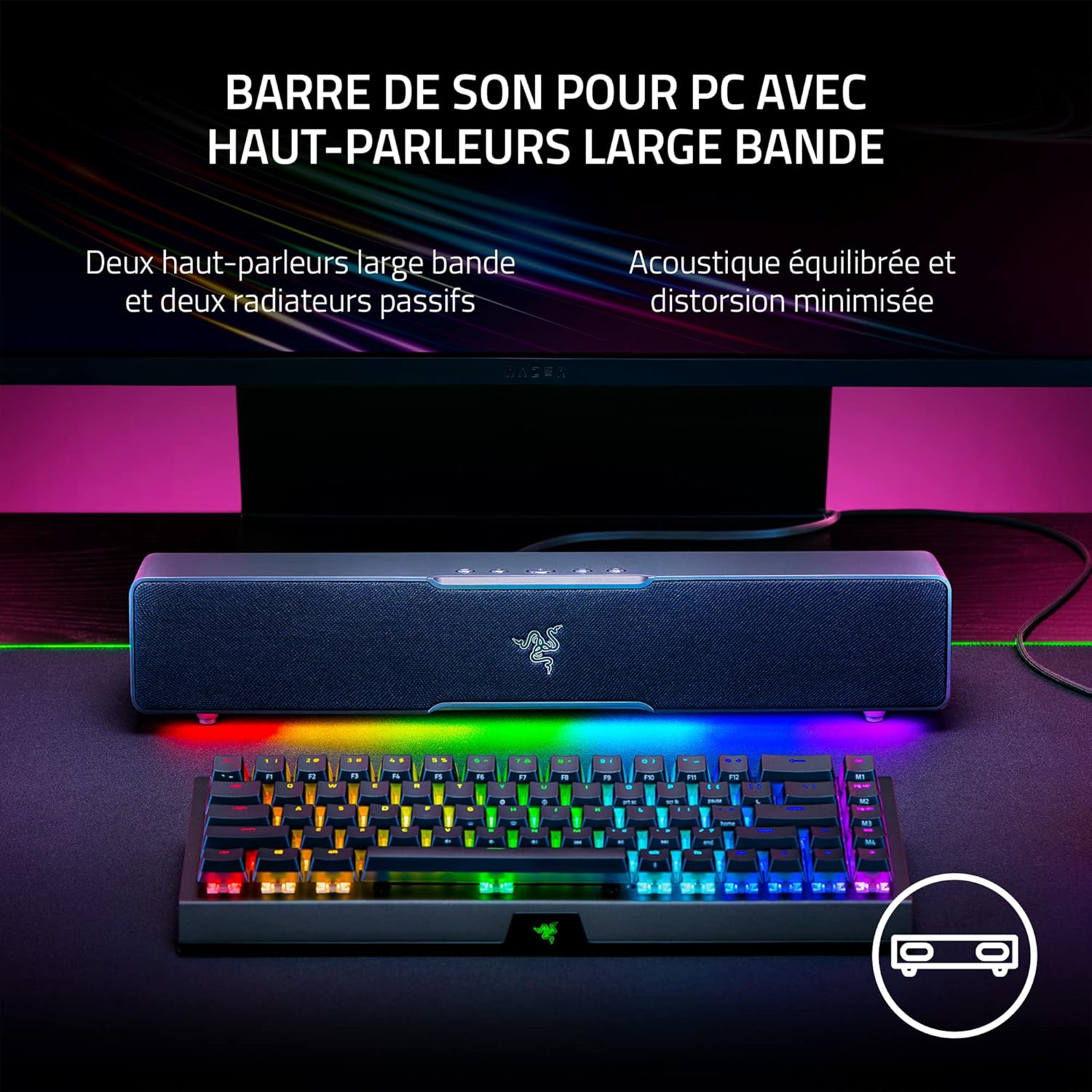 Razer Leviathan V2 X - Soundbar PC Gaming, Nero - immagine 2