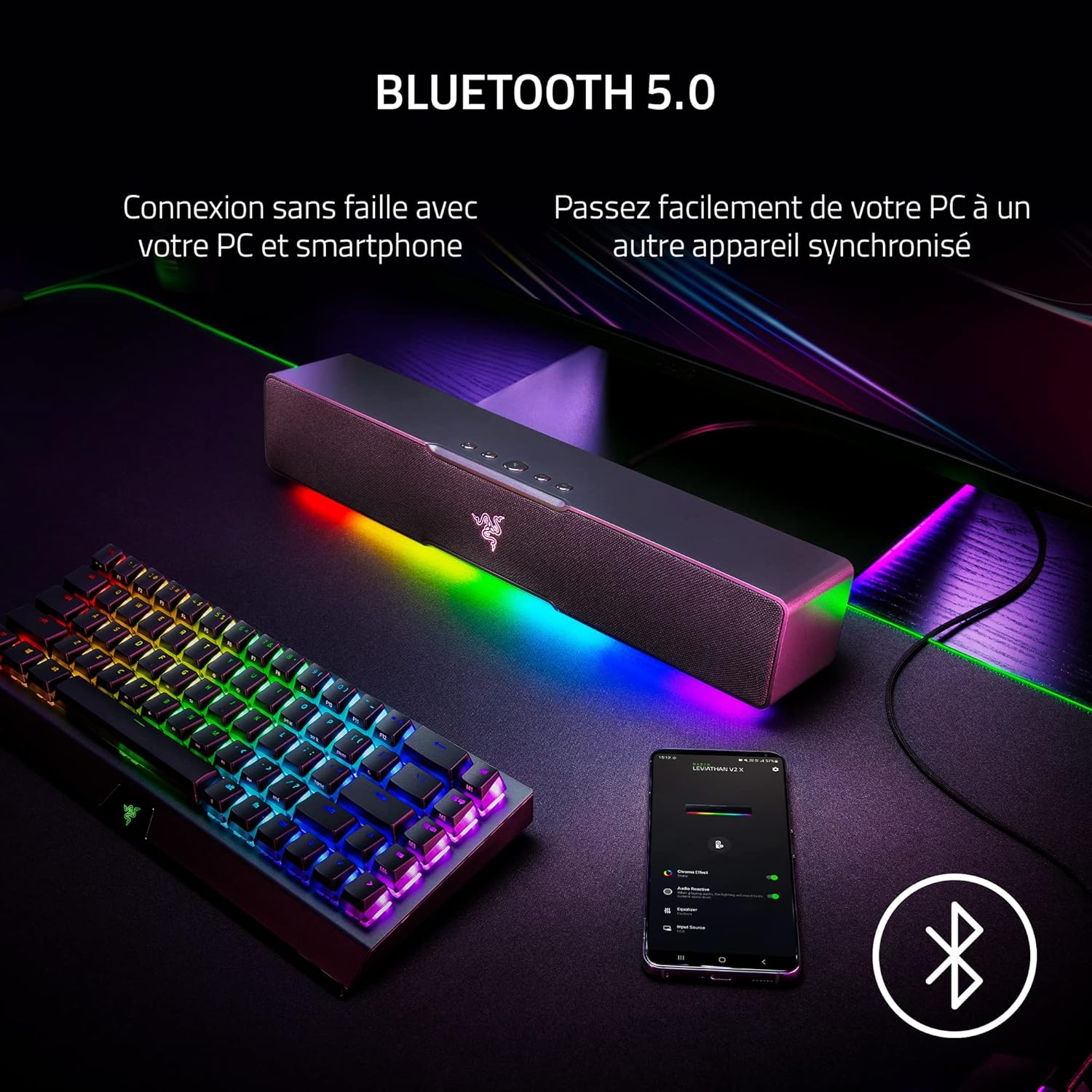 Razer Leviathan V2 X - Soundbar PC Gaming, Nero - immagine 5