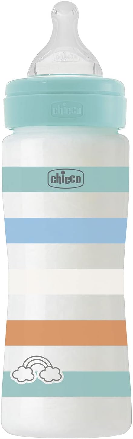 Chicco Biberon Benessere Flusso Veloce 330ml, 4 Mesi+ - immagine 1