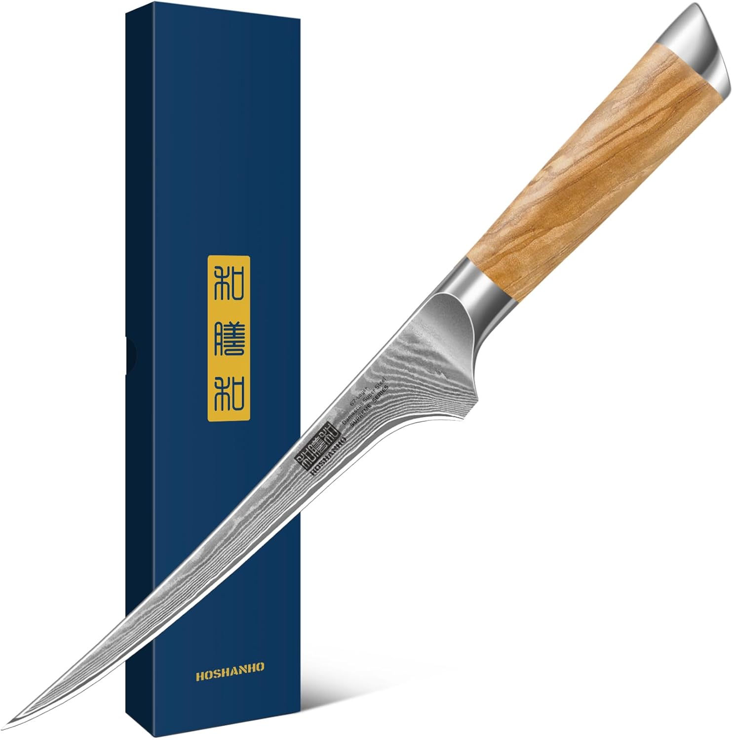 Hoshanho Coltello Disosso e Sfilettare 18cm Damasco - immagine 1