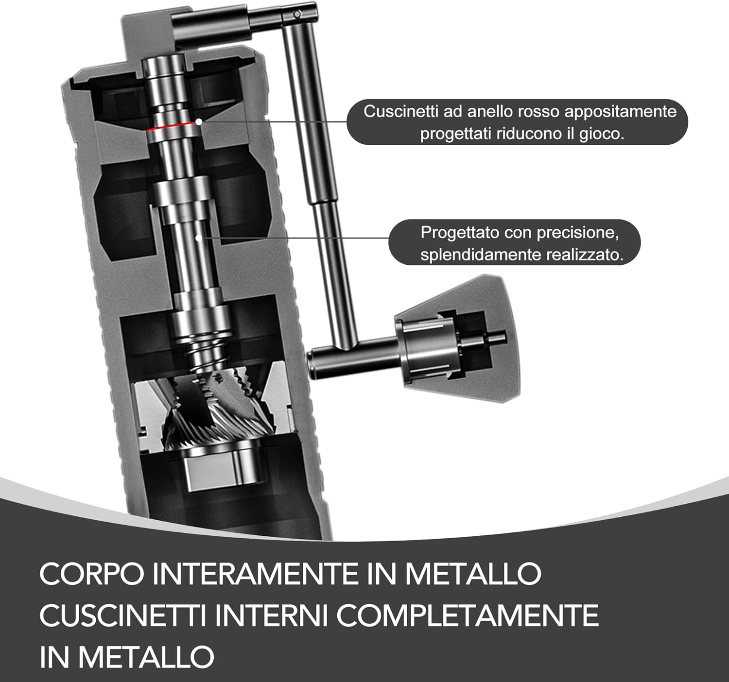 Timemore Macinacaffè Manuale S3, Nero - immagine 3