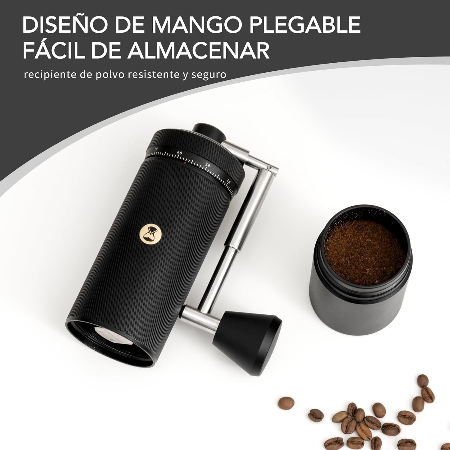 Timemore Macinacaffè Manuale S3, Nero - immagine 6